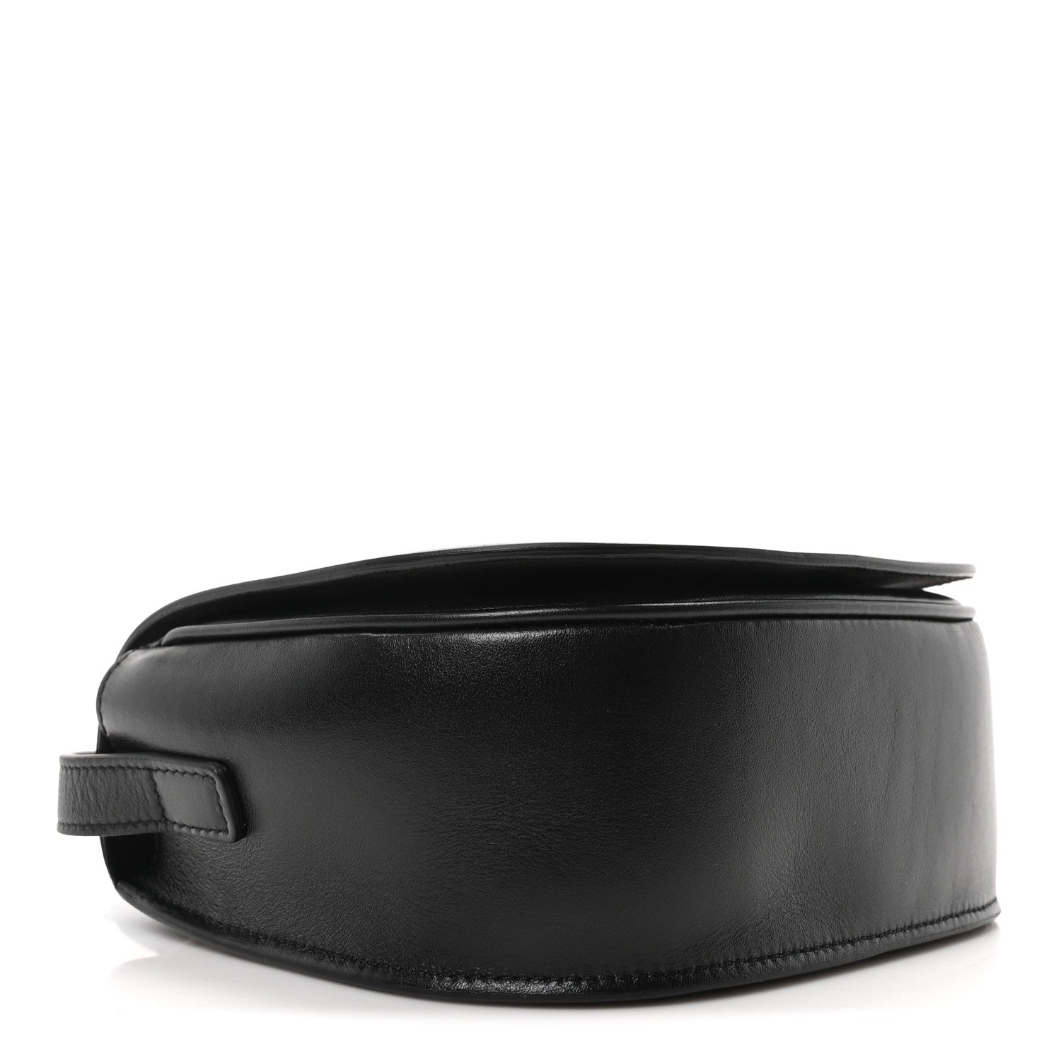 Celine Smooth Calfskin Cuir Triomphe Folco Crossbody Bag Black 4 of 9