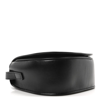 Celine Smooth Calfskin Cuir Triomphe Folco Crossbody Bag Black 4 of 9
