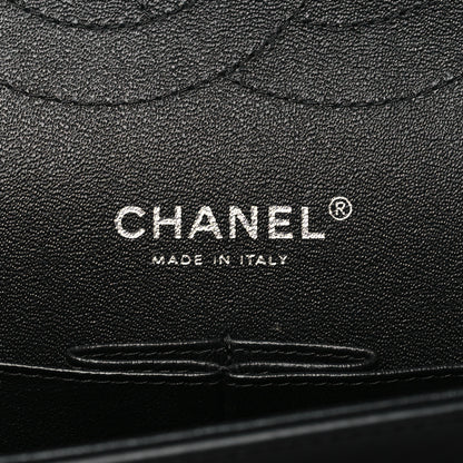Chanel Patent Chevron Quilted Jumbo Double Flap Black 6 of 10