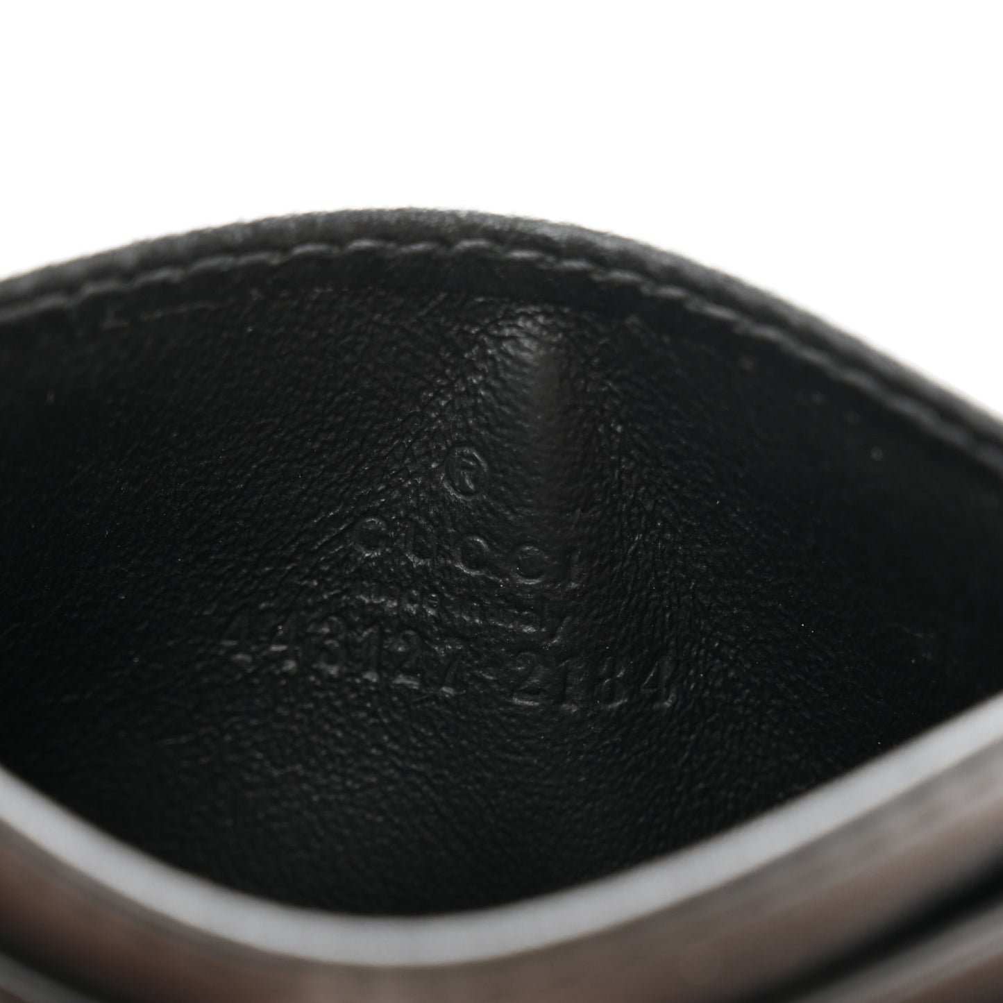 Calfskin Matelasse GG Marmont Card Holder Black