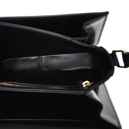 Celine Shiny Calfskin Medium Triomphe Black 4 of 11