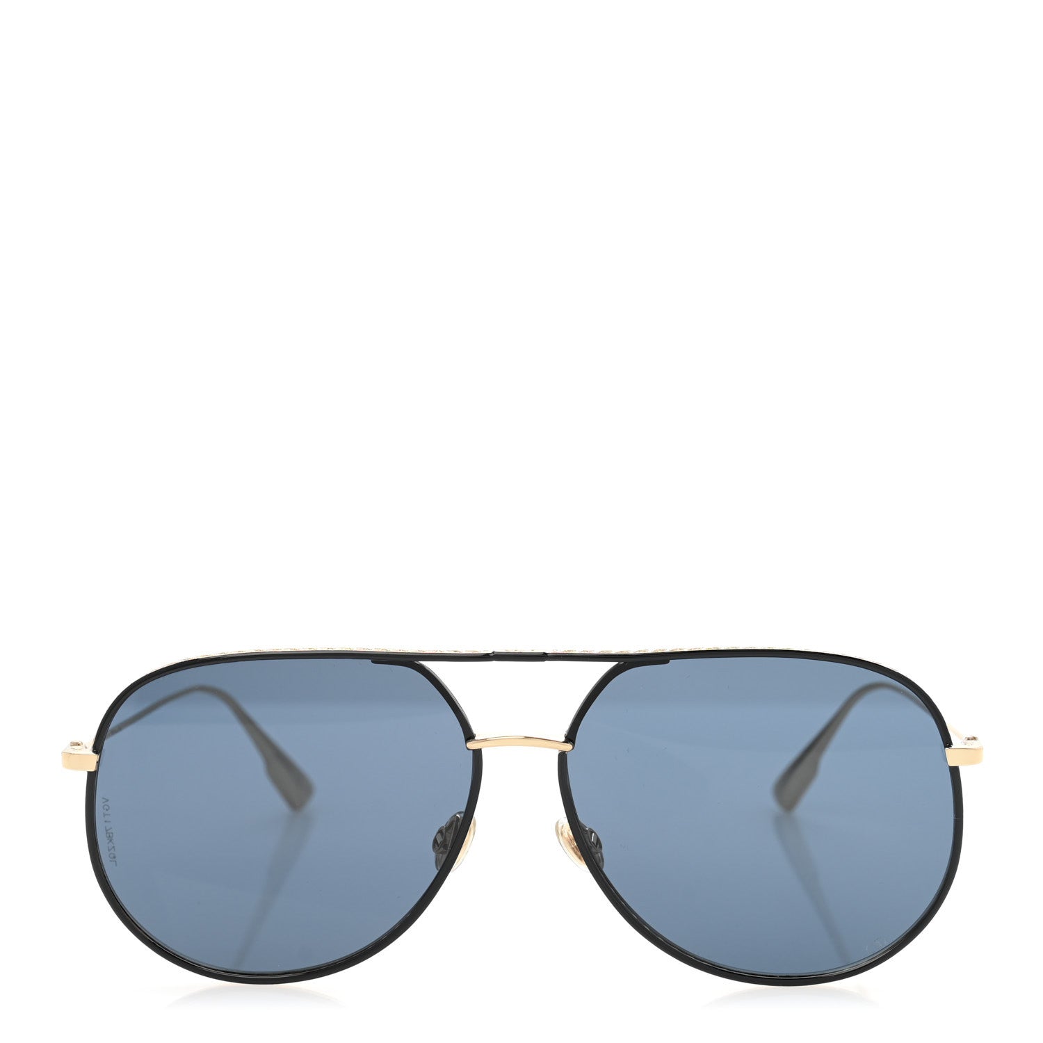 Christian Dior Pilot Diorbydior Sunglasses Gold 2 of 11