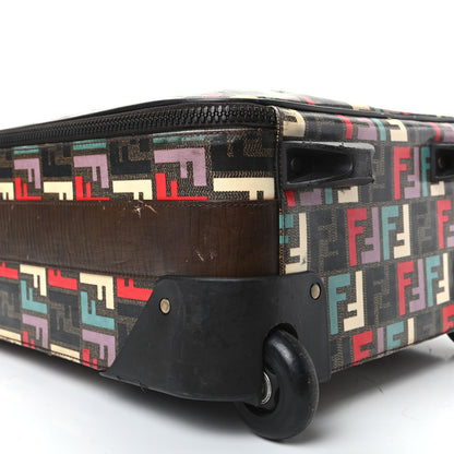 Fendi Zucca Spalmati FF Multicolor Carry On Luggage Black Multicolor 6 of 12