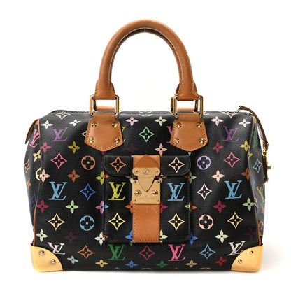 Louis Vuitton Monogram Multicolor Speedy 30 Black 1 of 9