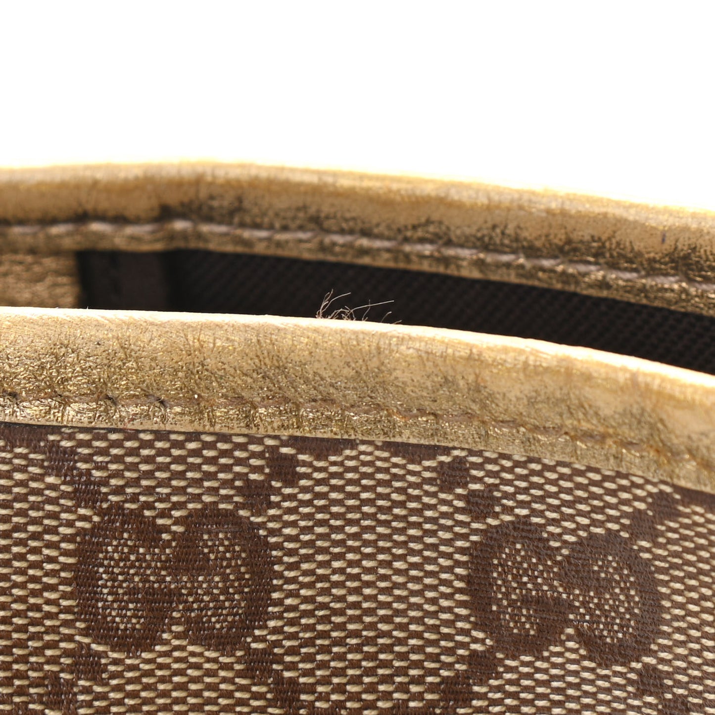 Crystal Monogram Medium Joy Tote Gold