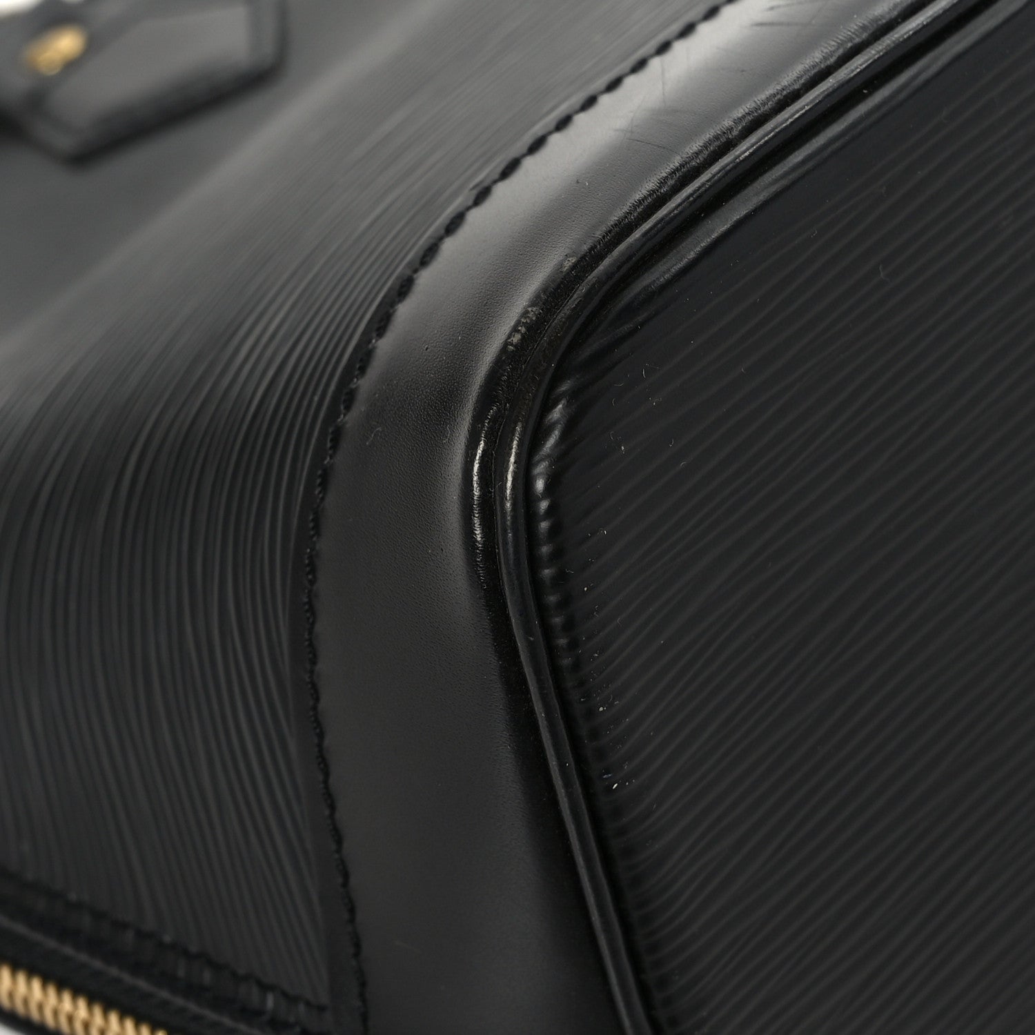 Louis Vuitton Epi Alma MM Black 9 of 11
