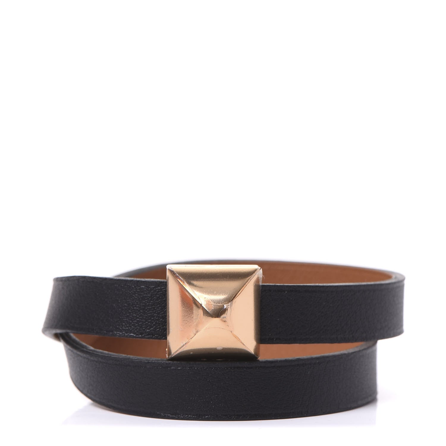 Hermes Swift Medor Infini Double Tour Bracelet T2 Black 1 of 6