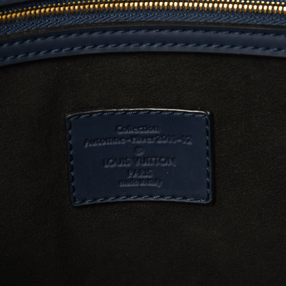 Louis Vuitton Monogram Addiction Vertical Lockit MM Blue 6 of 7