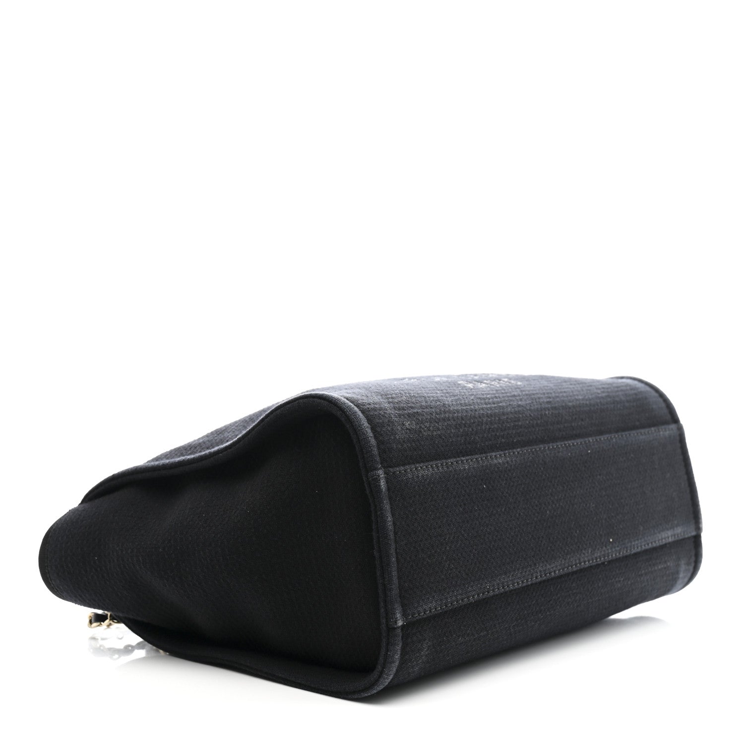 Chanel Mixed Fibers Small Deauville Tote Black 5 of 14