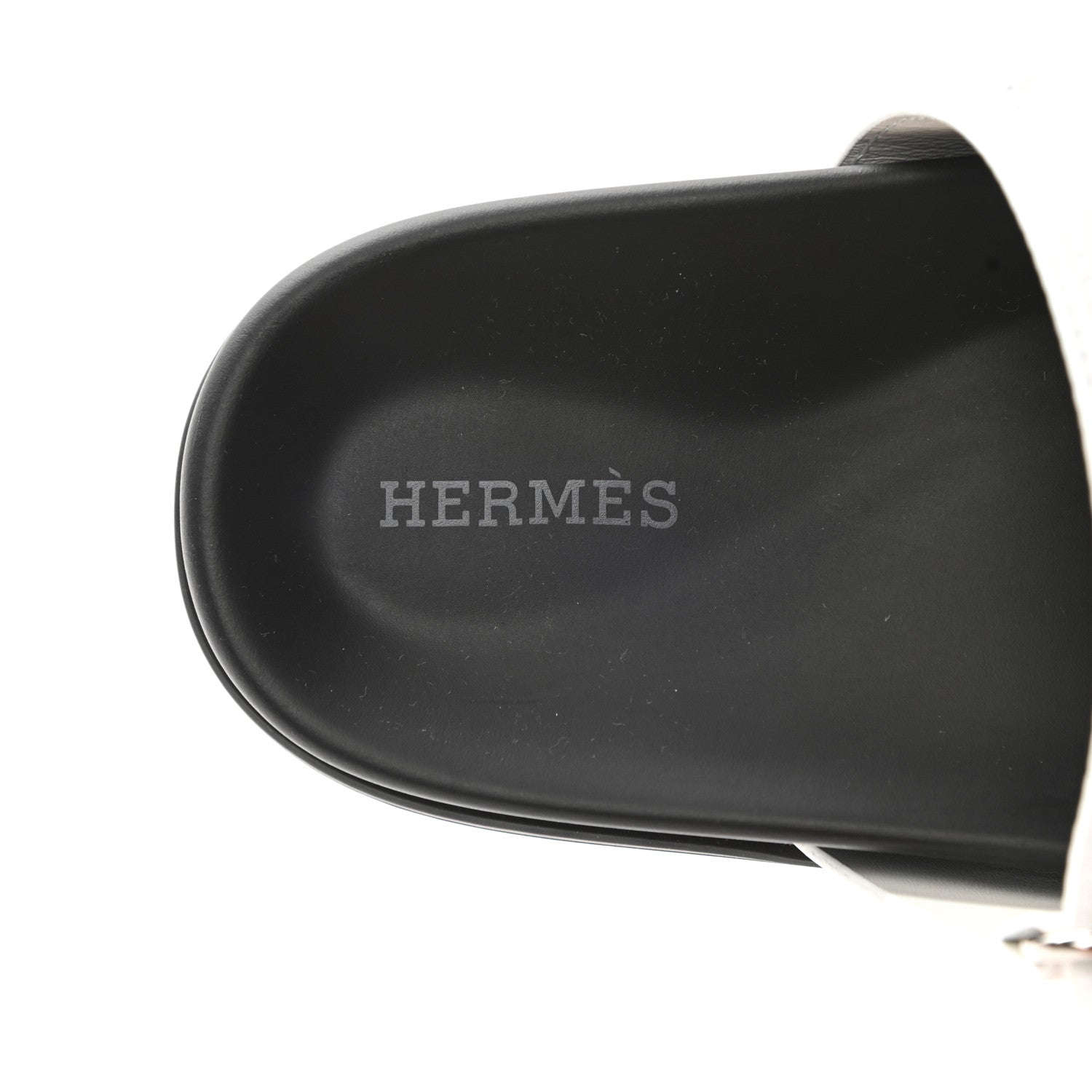 Hermes Calfskin Womens Chypre Sandals 37 White 7 of 9