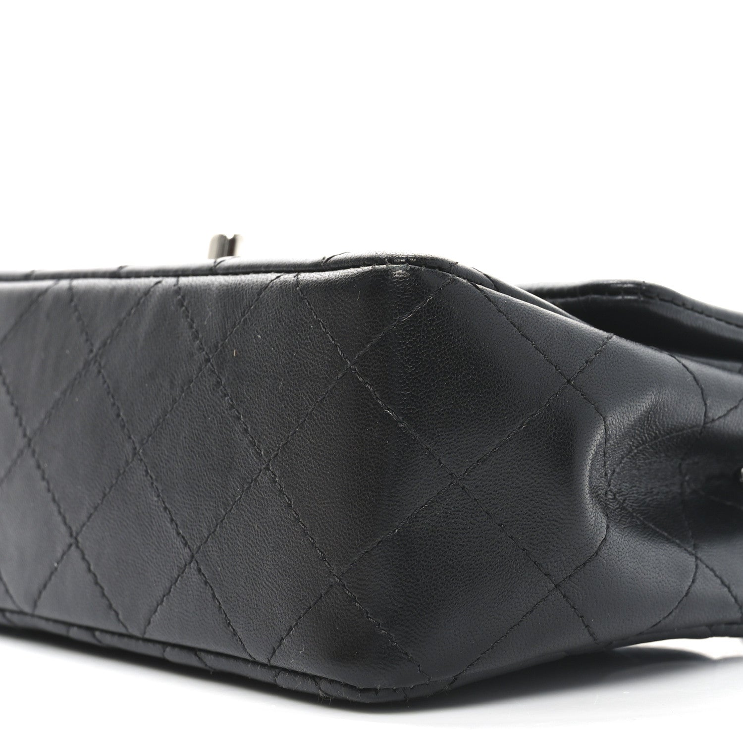 Chanel Lambskin Quilted Mini Rectangular Flap Black 10 of 11
