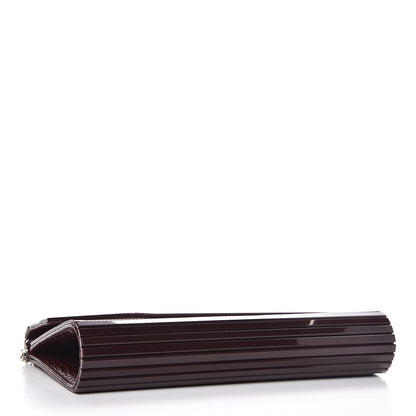Jimmy Choo Acrylic Crocodile Embossed Large Candy Clutch Bordeaux 4 of 8