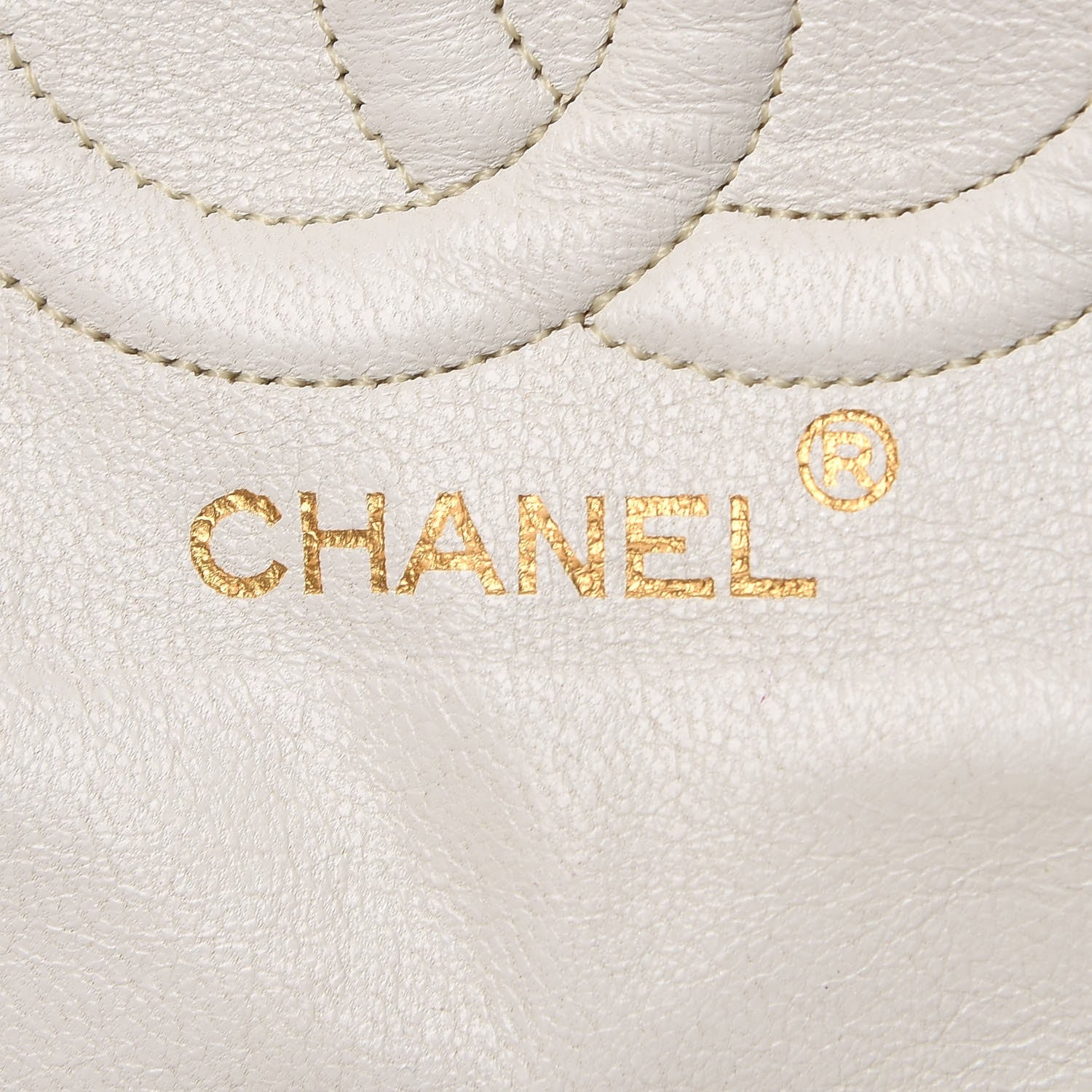Chanel Lambskin Quilted Medium Double Flap White 7 of 21