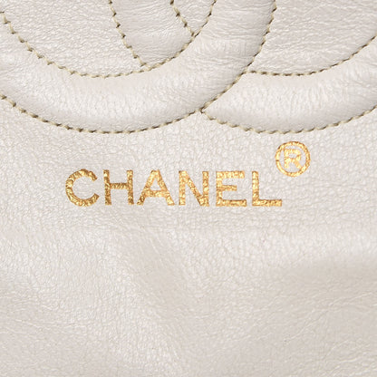 Chanel Lambskin Quilted Medium Double Flap White 7 of 21