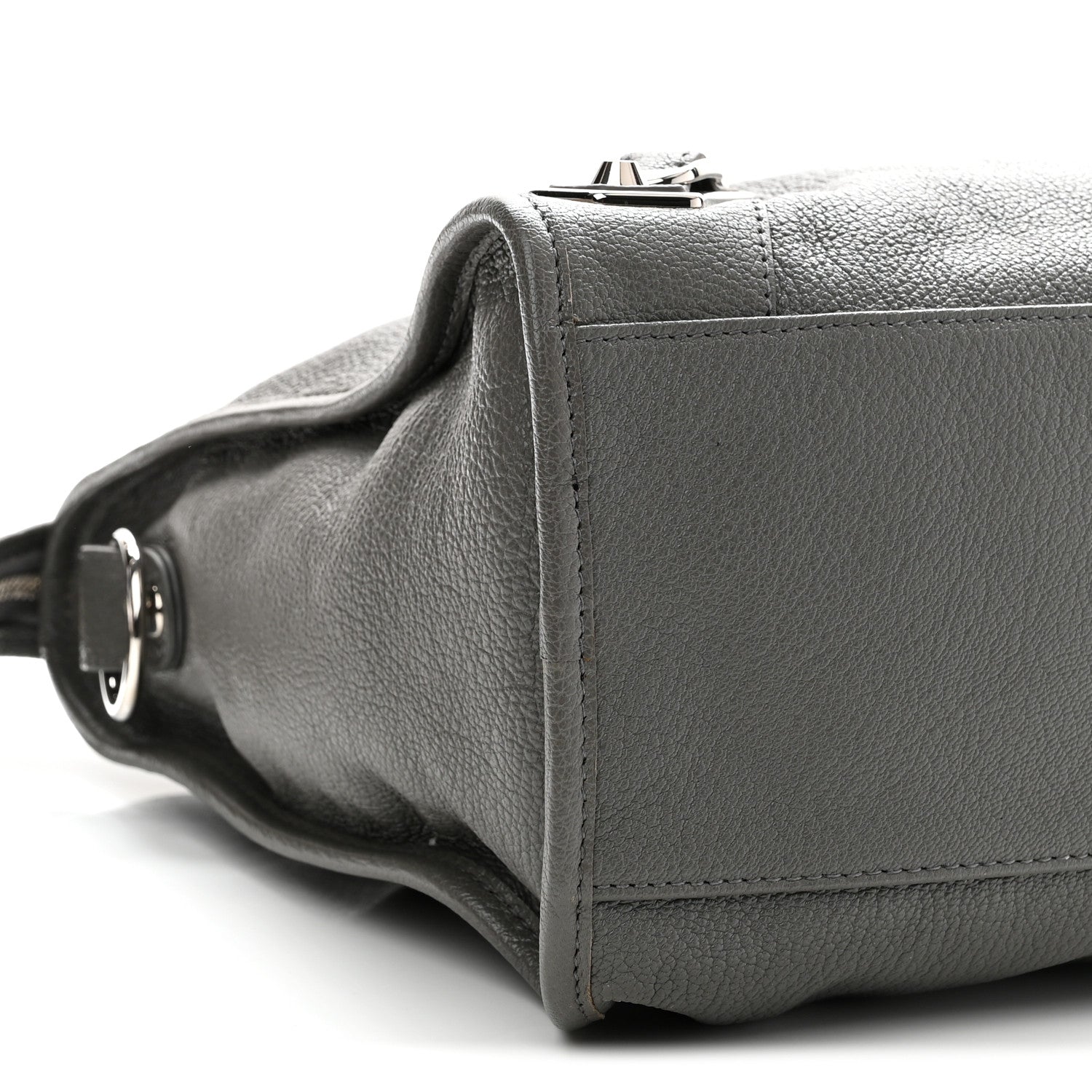 Balenciaga Chevre Silver Metallic Edge Hardware City Gris Acier 10 of 11