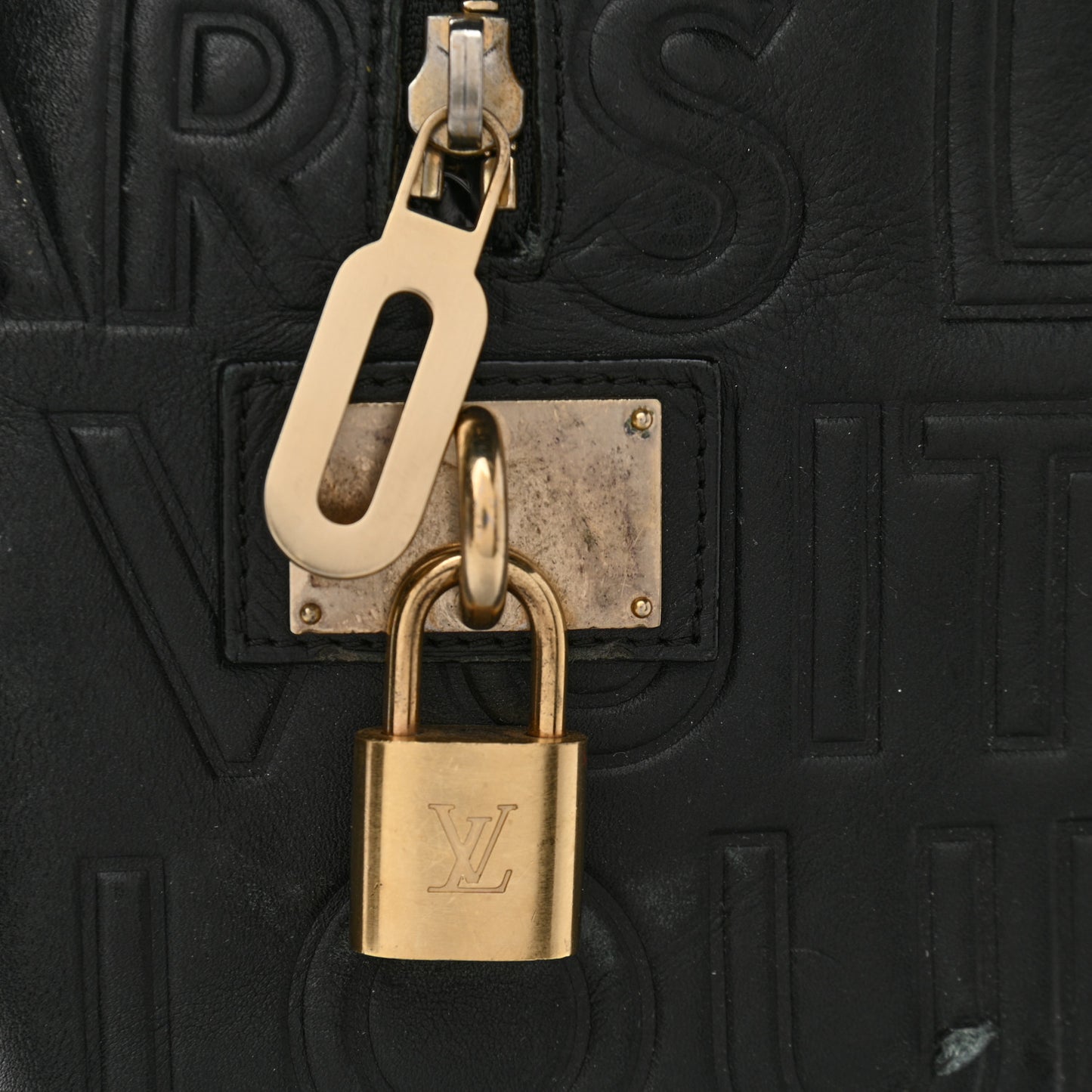 Calfskin Embossed Speedy Cube 30 Black