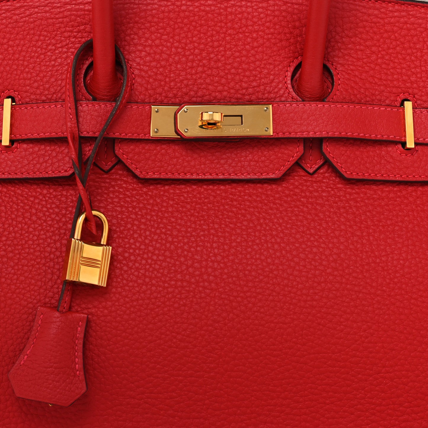 Togo Birkin 35 Rouge Casaque