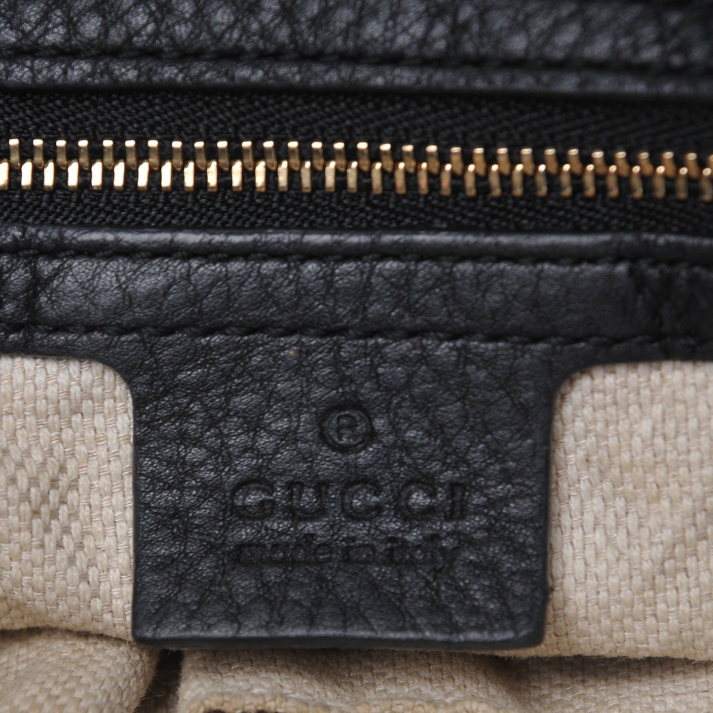Pebbled Calfskin Medium Soho Chain Shoulder Bag Black