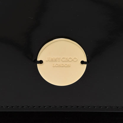 Jimmy Choo Patent Suede Fie Clutch Black 6 of 9