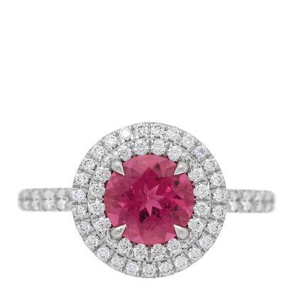 Tiffany Platinum Diamond Ruby Soleste Ring 49 5 1 of 6