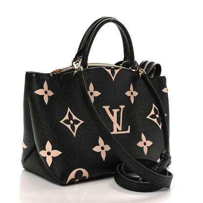 Louis Vuitton Empreinte Monogram Giant Petit Palais Black Beige 3 of 9