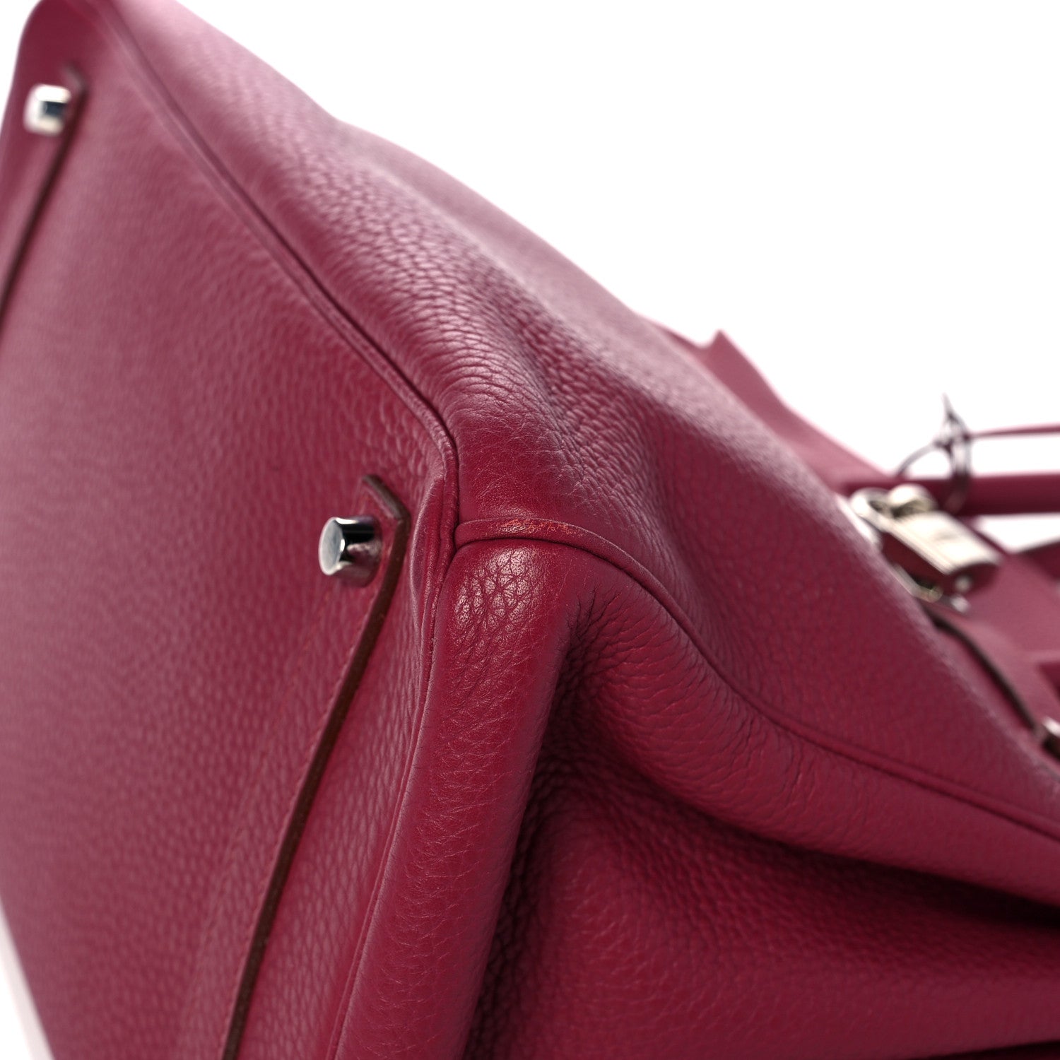 Hermes Taurillon Clemence Birkin 35 Rubis 33 of 48