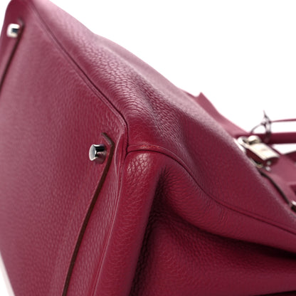 Hermes Taurillon Clemence Birkin 35 Rubis 33 of 48