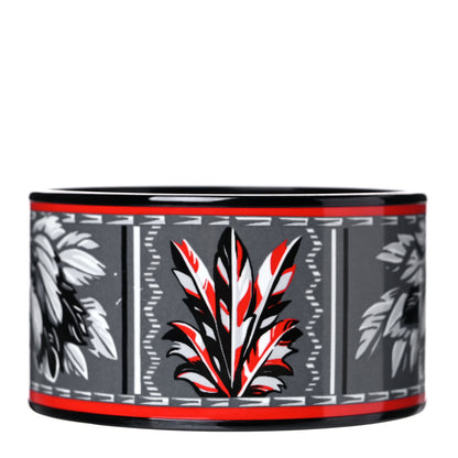 Hermes Enamel Printed Extra Wide Brazil Bracelet 65 3 of 5