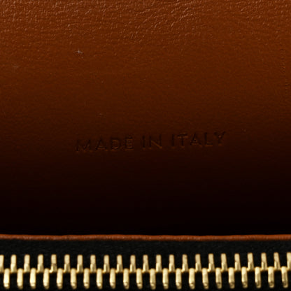 Celine Triomphe Canvas Lambskin Wallet On Strap Tan 8 of 12