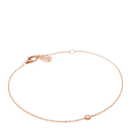 Cartier 18K Pink Gold Diamond XS D'Amour Bracelet 1 of 4