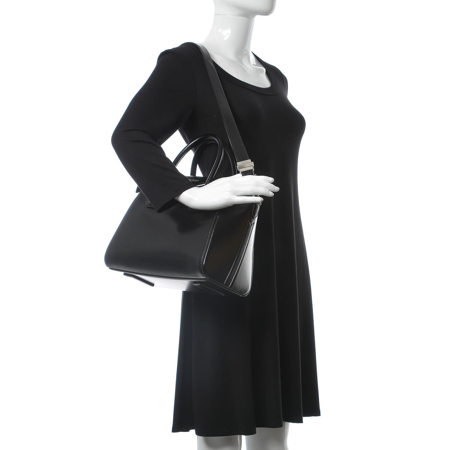Givenchy Shiny Lord Calfskin Small Antigona Black 2 of 8