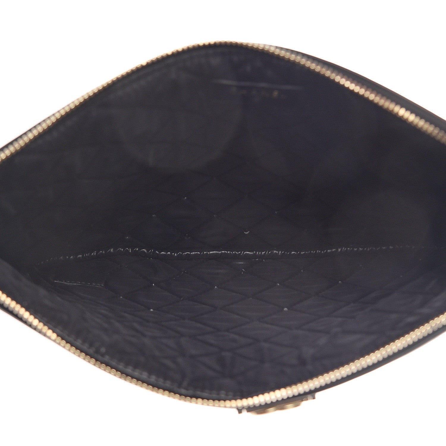 Chanel Lambskin Quilted Medium Boy Cosmetic Case Black 4 of 6