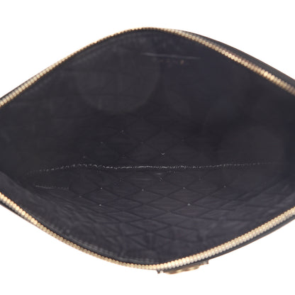 Chanel Lambskin Quilted Medium Boy Cosmetic Case Black 4 of 6