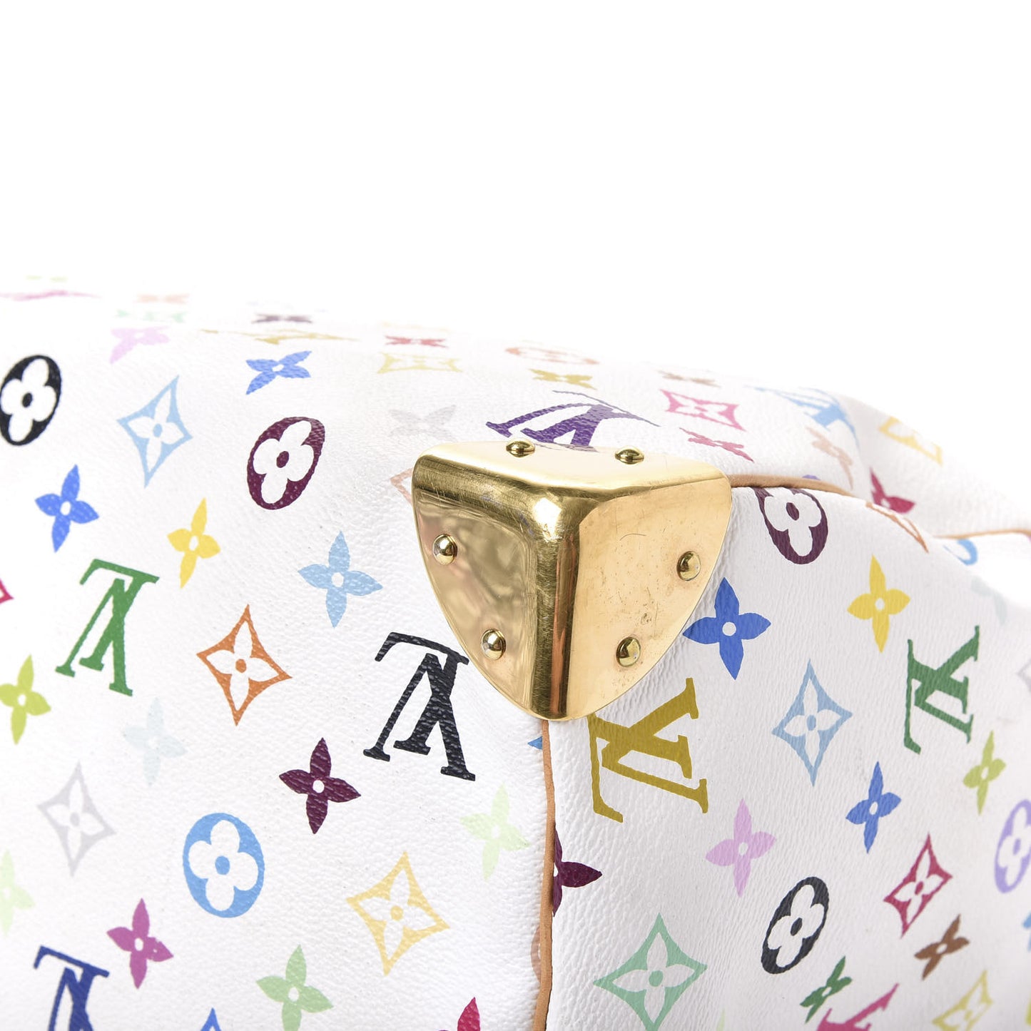 Monogram Multicolor Speedy 30 White