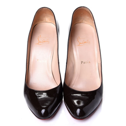 Christian Louboutin Patent Decollete 868 100 Pumps 39 Black 5 of 10