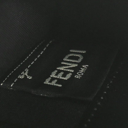 Fendi Vitello Cruise F is Fendi Bi-Color FF 1974 Embossed Envelope Belt Bag Maya Black 8 of 11
