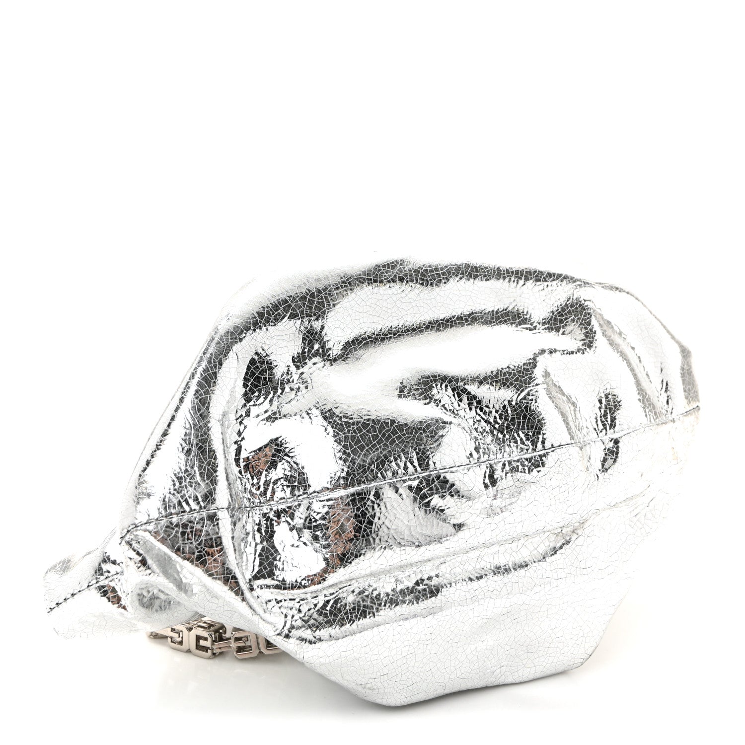 Givenchy Metallic Calfskin Kenny Mini Shoulder Bag Silver 4 of 10