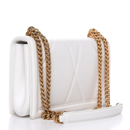Dolce & Gabbana Nappa Devotion Crossbody Bag Blanco Ottico 3 of 10