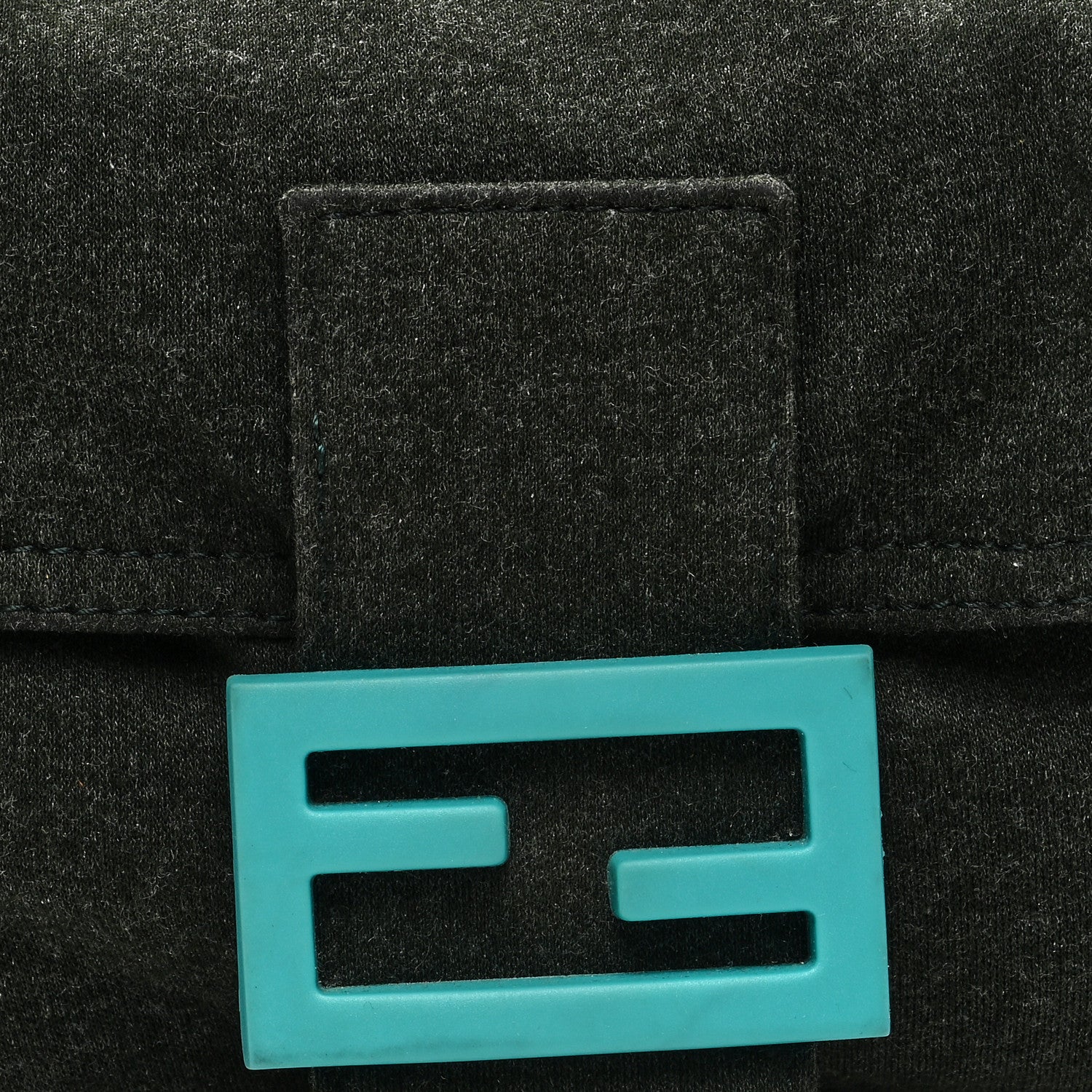 Fendi Jersey Baguette Green 7 of 9