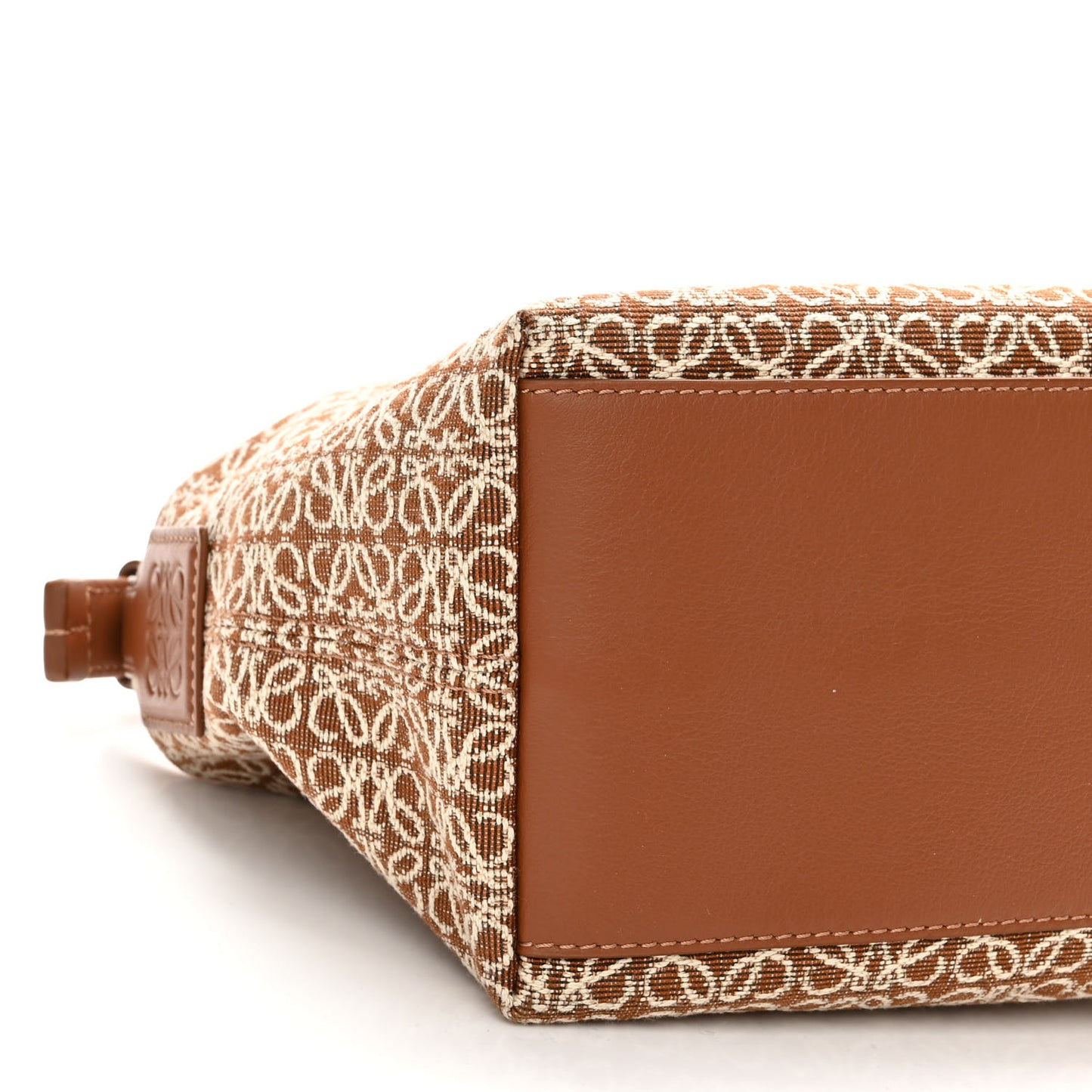 Jacquard Anagram Calfskin Small Cubi Bag Tan Pecan