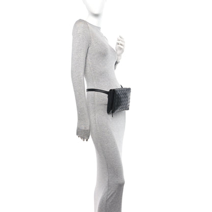 Bottega Veneta Nappa Intrecciato Belt Bag Black 2 of 11