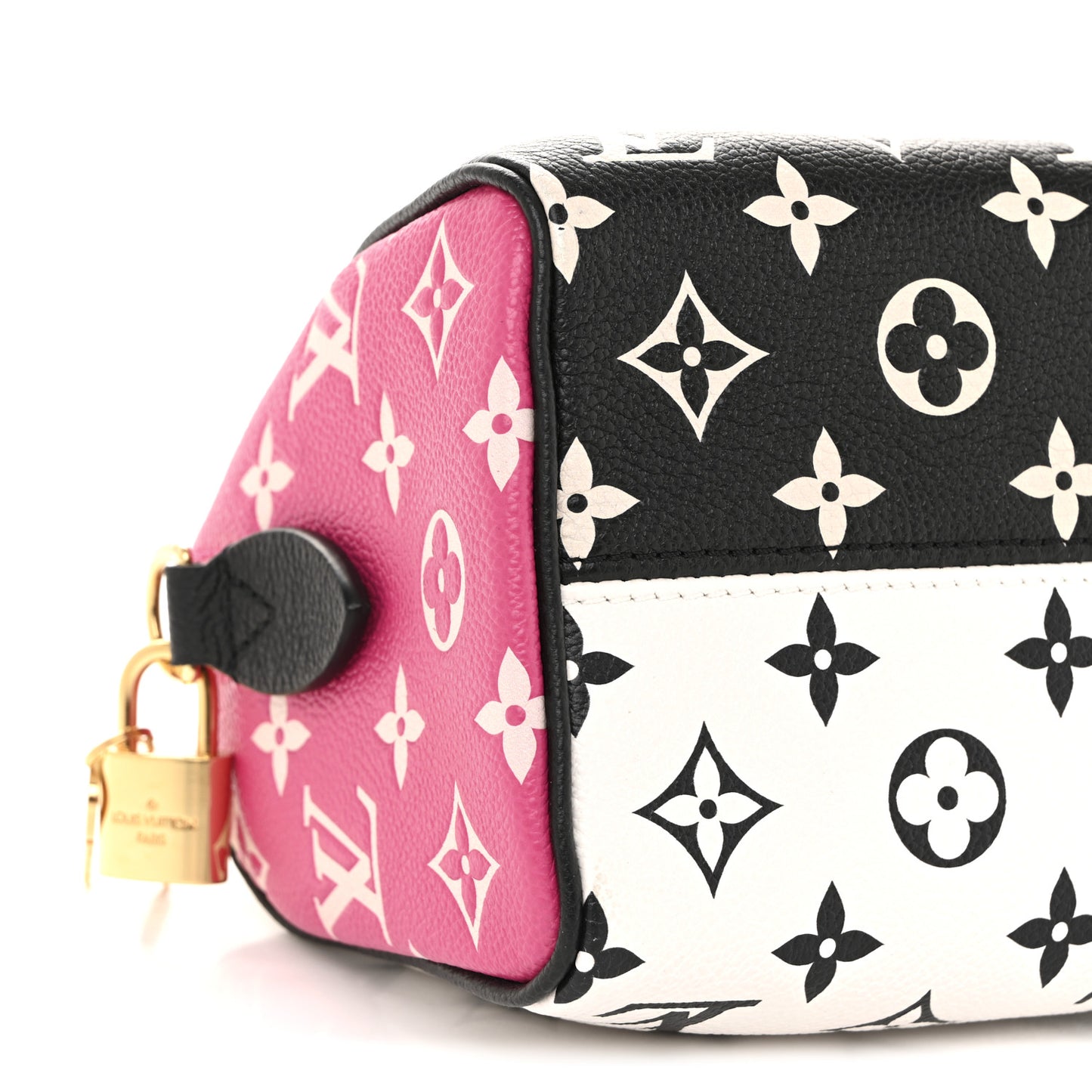 Empreinte Monogram Spring in the City Speedy Bandouliere 20 Black White Pink