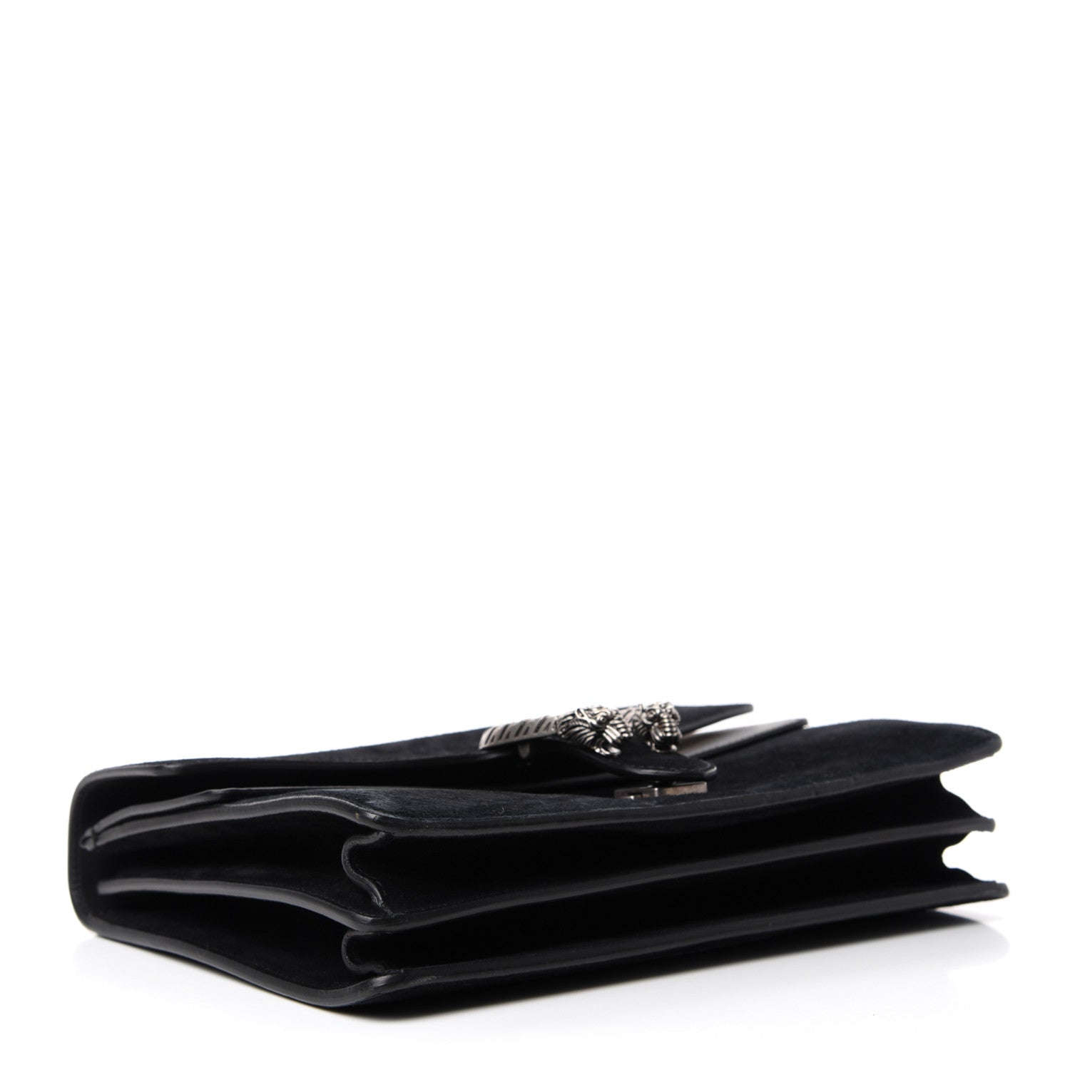 Gucci Suede Medium Dionysus Shoulder Bag Black 4 of 10