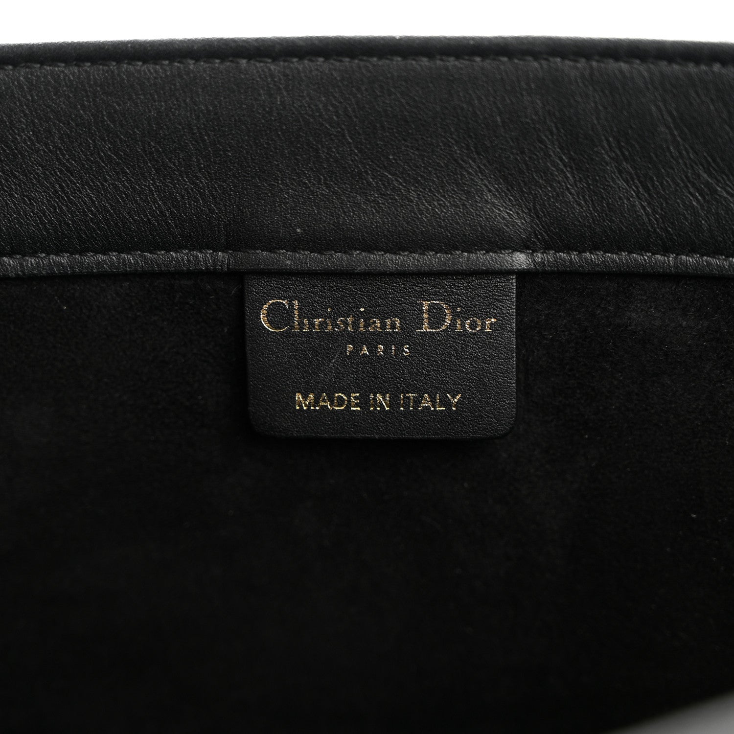 Christian Dior Calfskin Embossed Medium Book Tote Black 6 of 10