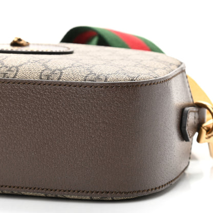 Gucci GG Supreme Monogram Web Neo Vintage Shoulder Bag Beige New Acero Crop 10 of 10