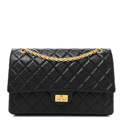 Chanel Aged Calfskin Quilted 2.55 Reissue 226 Flap Black 1 of 12