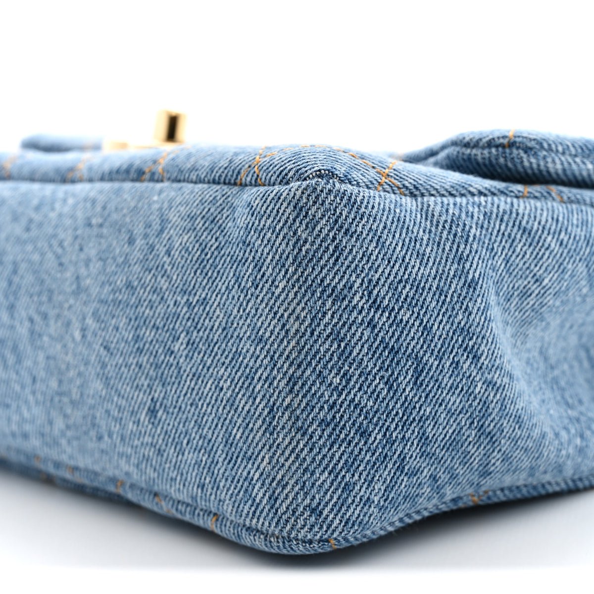 Denim Mini Souplissimo Flap Blue