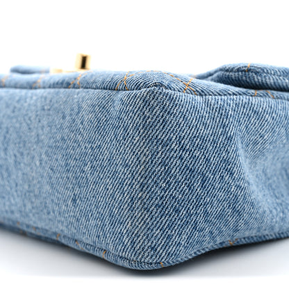 Chanel Denim Mini Souplissimo Flap Blue 10 of 11