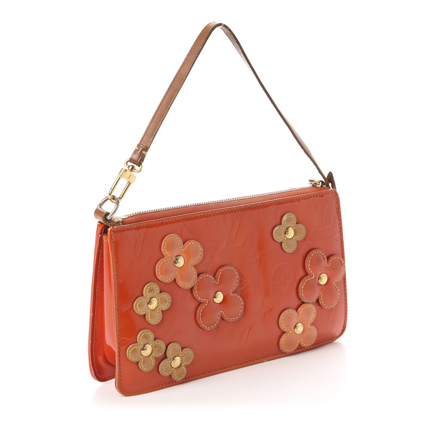 Vernis Lexington Fleurs Pochette Orange