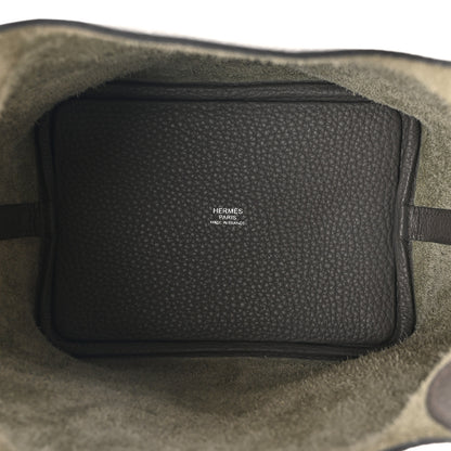 Hermes Taurillon Clemence Picotin Lock 18 PM Gris Asphalte 5 of 13